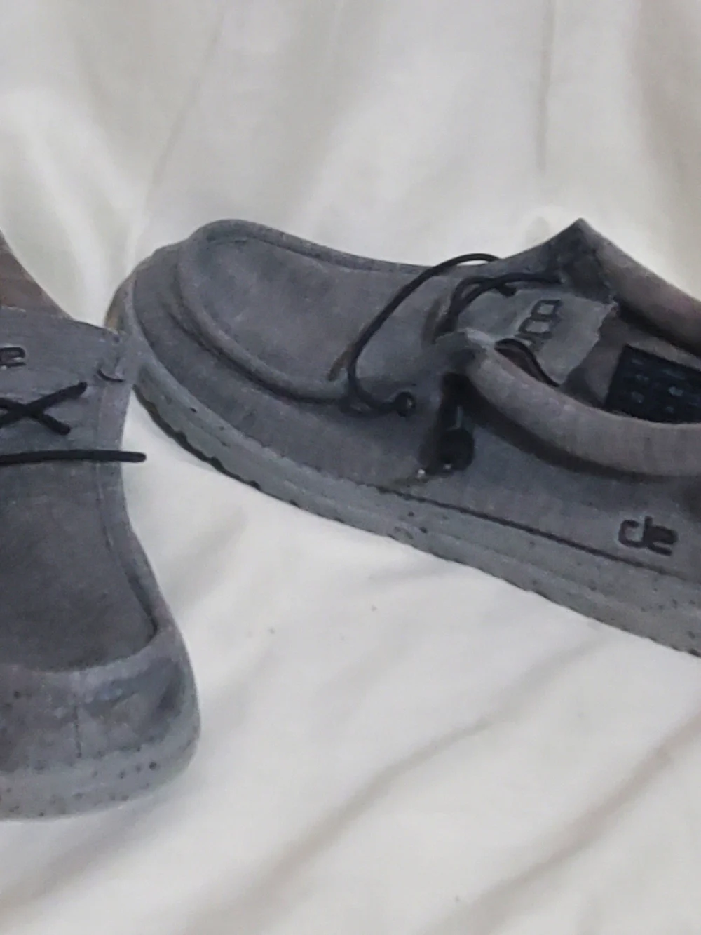 Hey Dude Men’s Gray Casual Slip-On Loafers